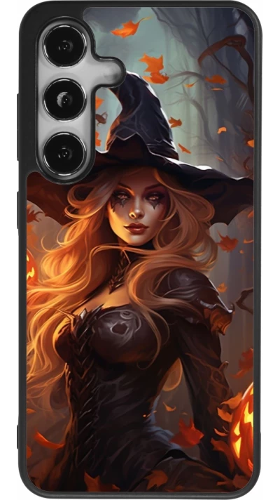 Samsung Galaxy S25 Case Hülle - Silikon schwarz Halloween 2024 sexy witch