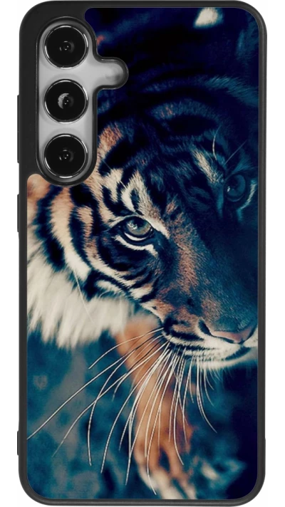 Samsung Galaxy S25 Case Hülle - Silikon schwarz Incredible Lion