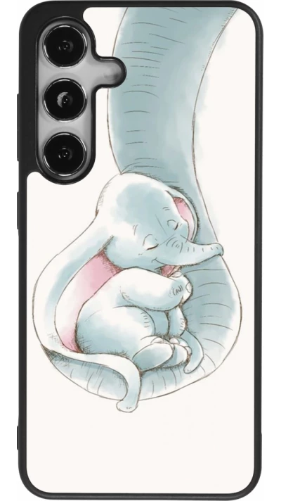 Samsung Galaxy S25 Case Hülle - Silikon schwarz Mom 1903