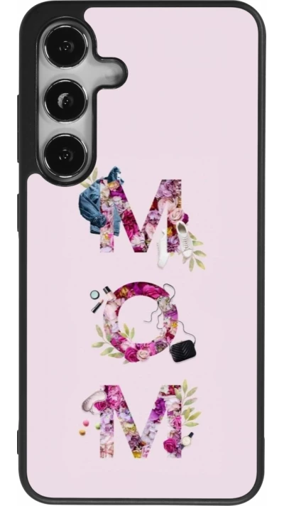 Samsung Galaxy S25 Case Hülle - Silikon schwarz Mom 2024 girly mom