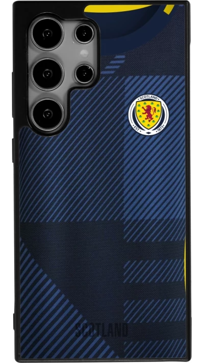 Samsung Galaxy S25 Ultra Case Hülle - Silikon schwarz Schottland personalisierbares Fussballtrikot