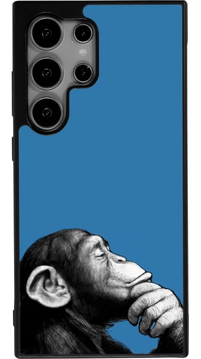 Samsung Galaxy S25 Ultra Case Hülle - Silikon schwarz Monkey Pop Art