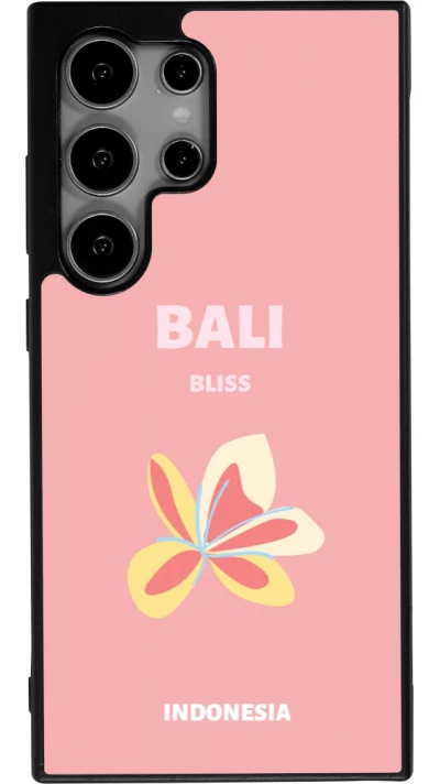 Samsung Galaxy S25 Ultra Case Hülle - Silikon schwarz Pop Summer Destination Bali