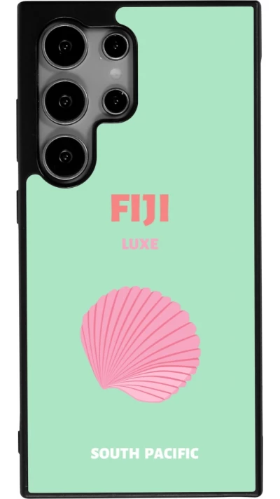 Samsung Galaxy S25 Ultra Case Hülle - Silikon schwarz Pop Summer Destination Fiji