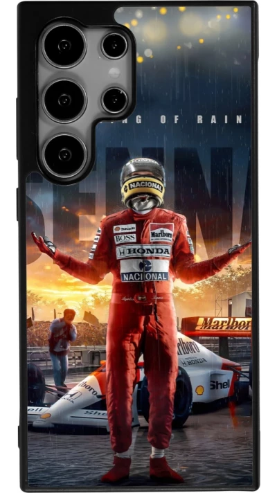 Samsung Galaxy S25 Ultra Case Hülle - Silikon schwarz Senna The King of Rain