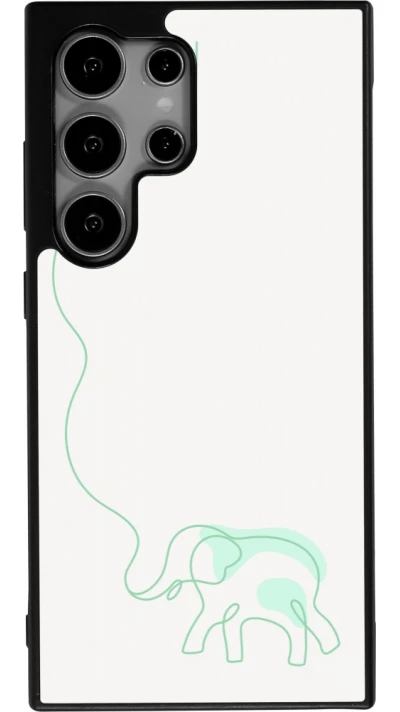 Samsung Galaxy S25 Ultra Case Hülle - Silikon schwarz Spring 23 baby elephant