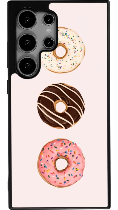 Samsung Galaxy S25 Ultra Case Hülle - Silikon schwarz Spring 23 donuts