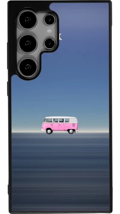 Samsung Galaxy S25 Ultra Case Hülle - Silikon schwarz Spring 23 pink bus