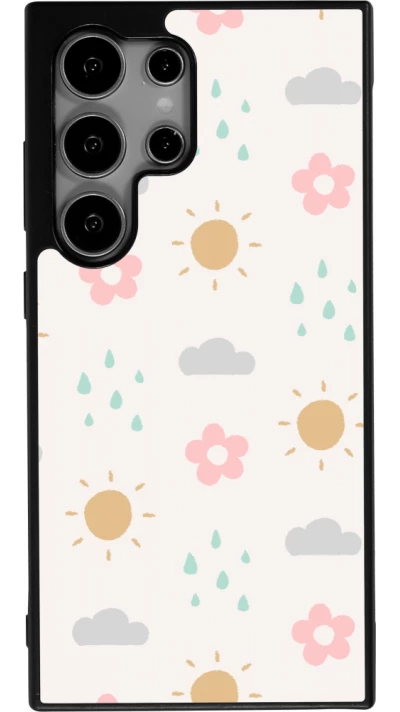 Samsung Galaxy S25 Ultra Case Hülle - Silikon schwarz Spring 23 weather