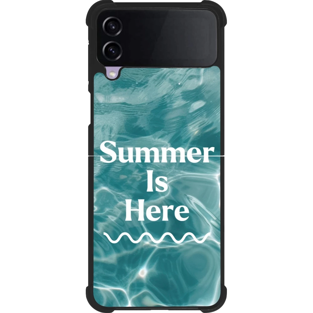 Samsung Galaxy Z Flip4 Case Hülle - Silikon schwarz Summer 2025 Summer is here