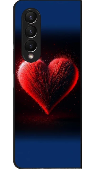 Coque Samsung Galaxy Z Fold3 5G - Valentine 2025 coeur rouge