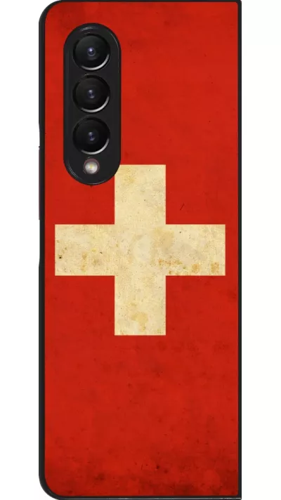 Coque Samsung Galaxy Z Fold3 5G - Vintage Flag SWISS