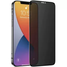 iPhone 16 Plus 3D Privacy Anti-Spy Tempered Glass - Bildschirm Schutzglas mit schwarzen Rändern