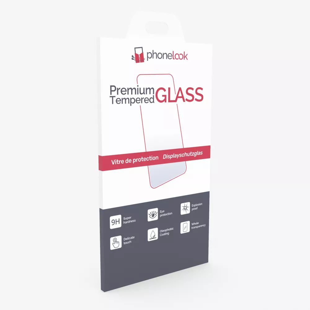 3D Tempered Glass iPhone 15 Pro - Full Screen Display Schutzglas mit schwarzem Rahmen