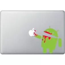 MacBook Aufkleber - Bloody Android