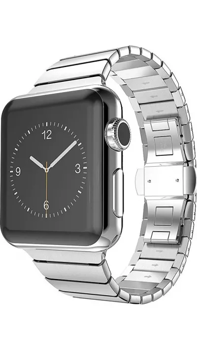 Bracelet Premium intégrale en acier- Apple Watch 44/45/46/49 mm