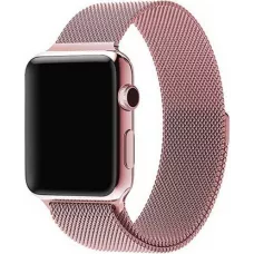 Mailänder Stahlarmband rosa - Apple Watch 44/45/46/49 mm