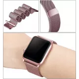 Mailänder Stahlarmband rosa - Apple Watch 44/45/46/49 mm