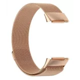 Milanaise-Armband aus Stahl in (Größe L) - Vintage gold - Fitbit Charge 5 / 6