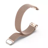 Milanaise-Armband aus Stahl in (Größe L) - Vintage gold - Fitbit Charge 5 / 6