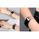 Milanaise-Armband aus Stahl in (Größe L) - Vintage gold - Fitbit Charge 5 / 6