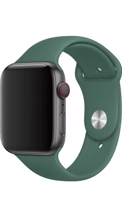 Bracelet sport en silicone vert pétrole - Apple Watch 38/40/41/42 mm