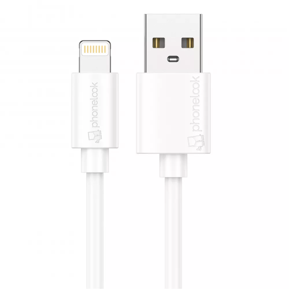 iPhone Lightning Kabel USB (1 m) - PhoneLook - Weiss