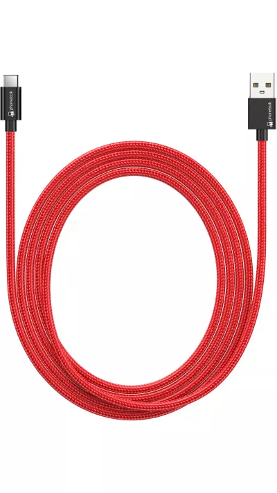 Câble chargeur (2 m) USB-C vers USB-A - Nylon PhoneLook