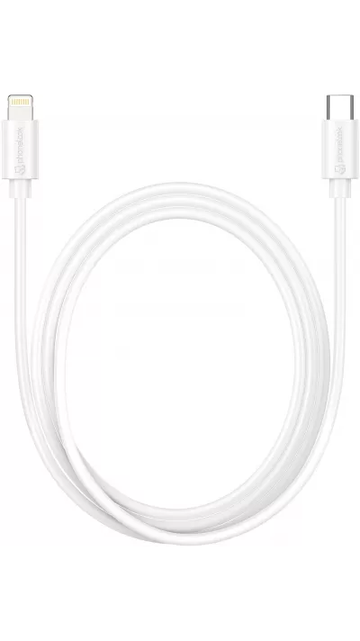 Câble iPhone Fast Charge (1 m) Lightning vers USB-C - PhoneLook - Blanc
