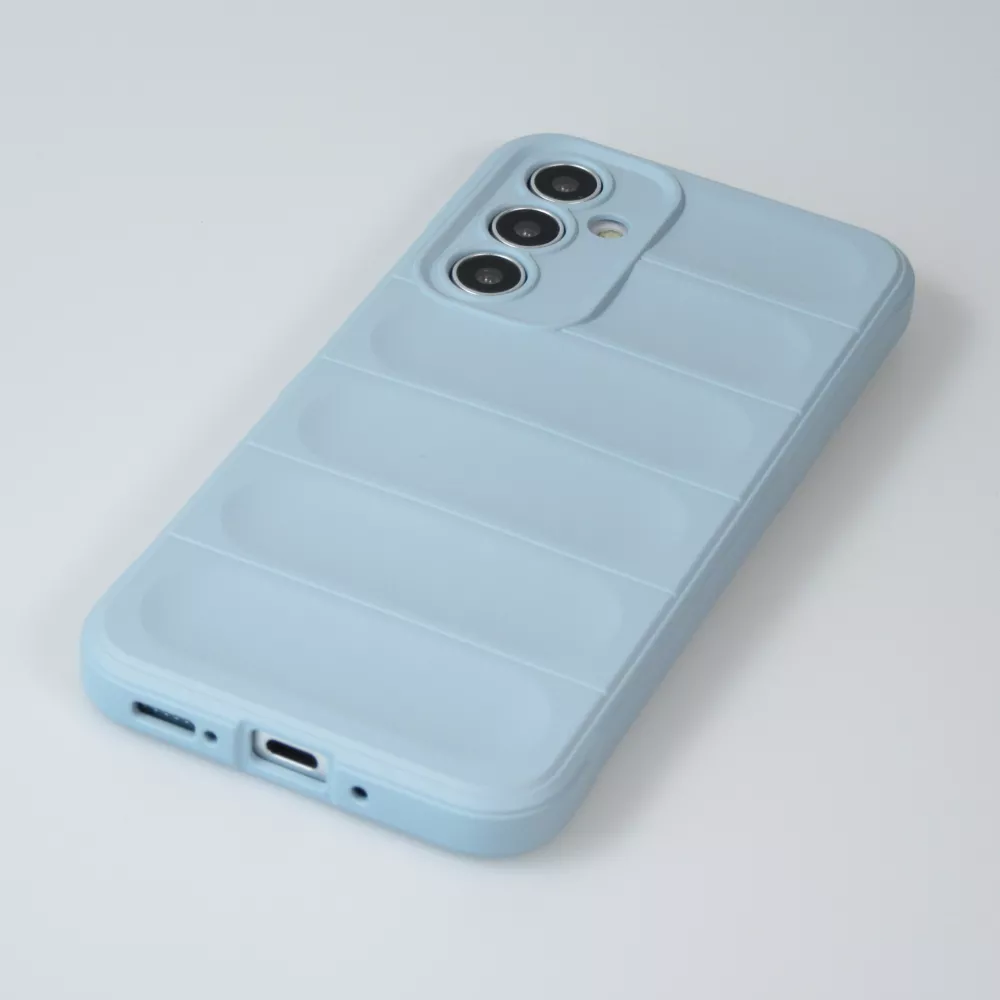Galaxy A54 5G Case Hülle - Robustes Silikon mit Doppelter Schutzschicht - Hellblau