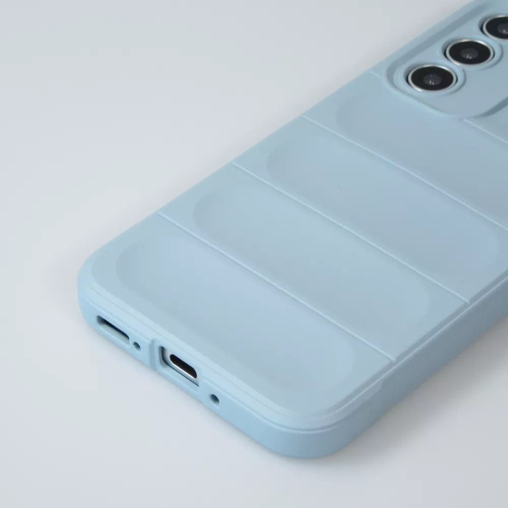 Galaxy A54 5G Case Hülle - Robustes Silikon mit Doppelter Schutzschicht - Hellblau