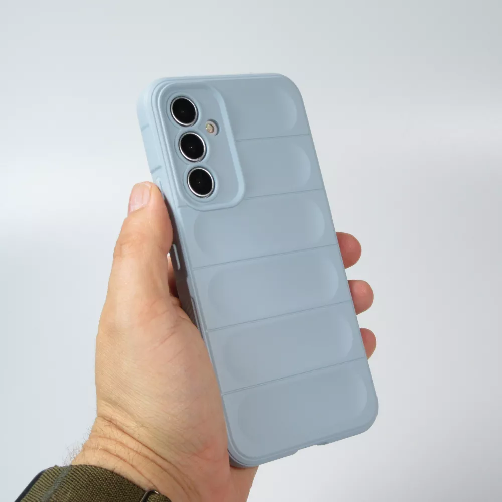 Galaxy A54 5G Case Hülle - Robustes Silikon mit Doppelter Schutzschicht - Hellblau