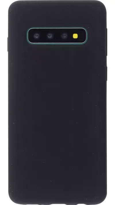 Coque Samsung Galaxy S10 - Silicone Mat - Noir