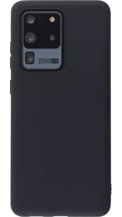 Coque Samsung Galaxy S20 Ultra - Silicone Mat - Noir