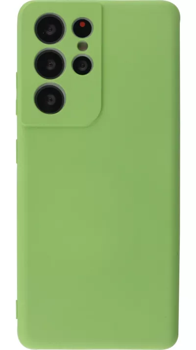 Coque Samsung Galaxy S21 Ultra - Soft Touch vert clair