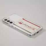 Samsung Galaxy S25 Case Hülle - Gummi Bumper Kartenhalter - Transparent