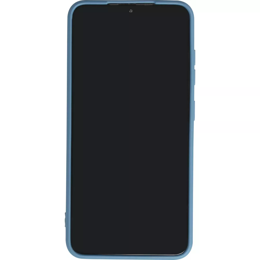 Coque Samsung Galaxy S25 - Gel soft touch - Bleu foncé