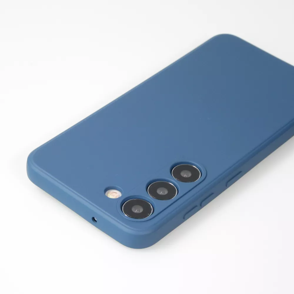 Coque Samsung Galaxy S25 - Gel soft touch - Bleu foncé