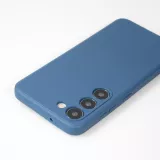 Coque Samsung Galaxy S25 - Gel soft touch - Bleu foncé