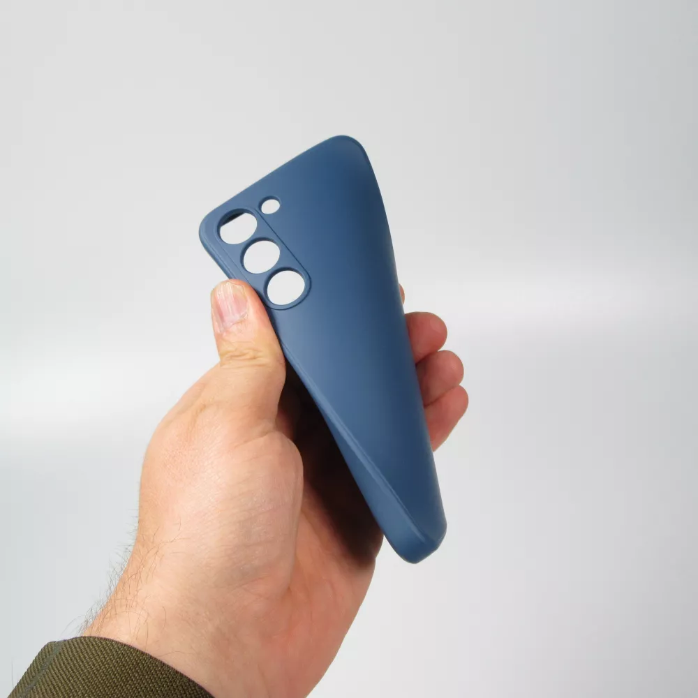 Coque Samsung Galaxy S25 - Gel soft touch - Bleu foncé