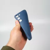 Coque Samsung Galaxy S25 - Gel soft touch - Bleu foncé