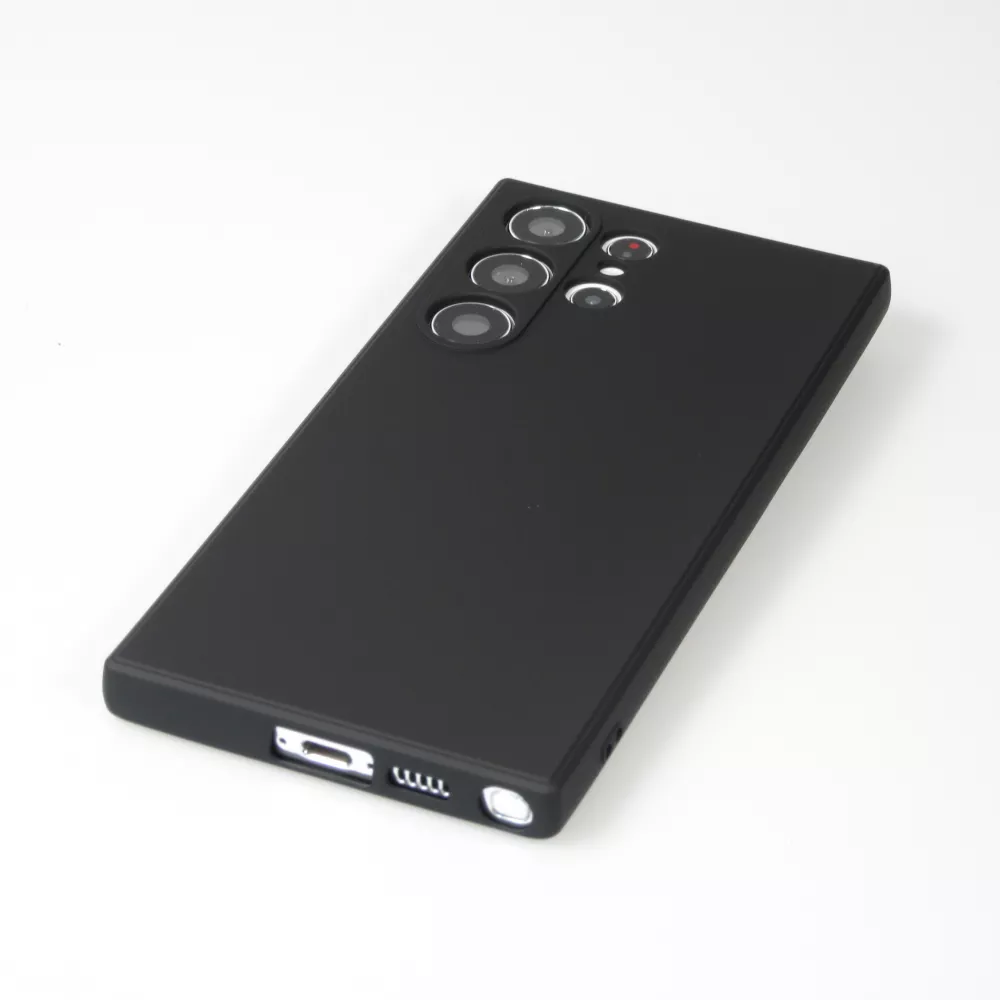 Samsung Galaxy S25 Ultra Case Hülle - Silikon soft touch - Schwarz