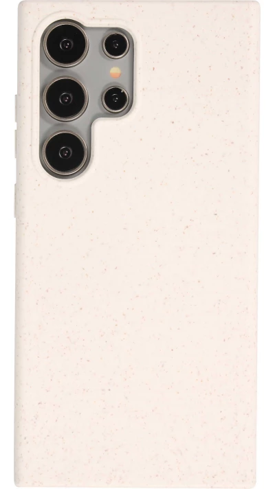 Coque Samsung Galaxy S24 Ultra - Bio Eco-Friendly biodégradable écologique nature - Blanc