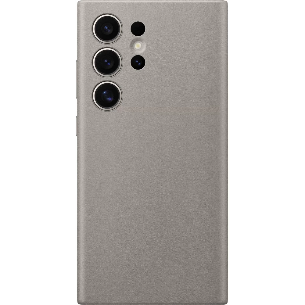 Coque Samsung Galaxy S24 Ultra - Samsung officielle en cuir vegan - Taupe