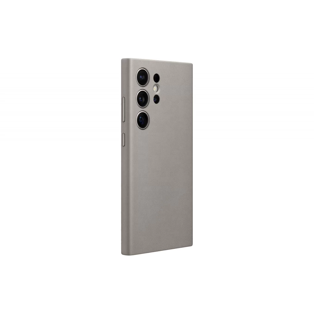 Coque Samsung Galaxy S24 Ultra - Samsung officielle en cuir vegan - Taupe