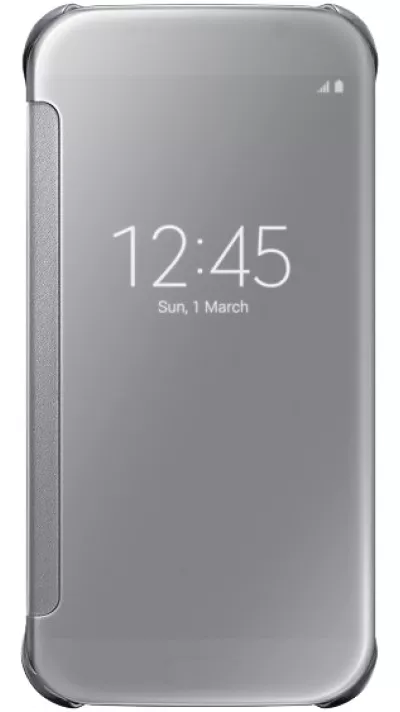 Coque Samsung Galaxy S7 edge - Clear View Cover - Argent