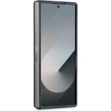 Galaxy Z Fold6 Case Hülle - Karl Lagerfeld Saffiano mit Karl und Choupette Metall-Logo - Schwarz