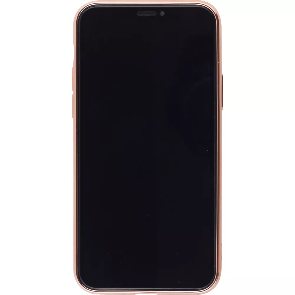 Hülle Samsung Galaxy S25+ - Gummi Bronze mit Ring grau grün