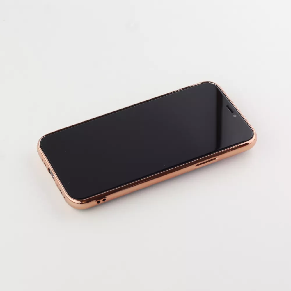Hülle Samsung Galaxy S25+ - Gummi Bronze mit Ring grau grün