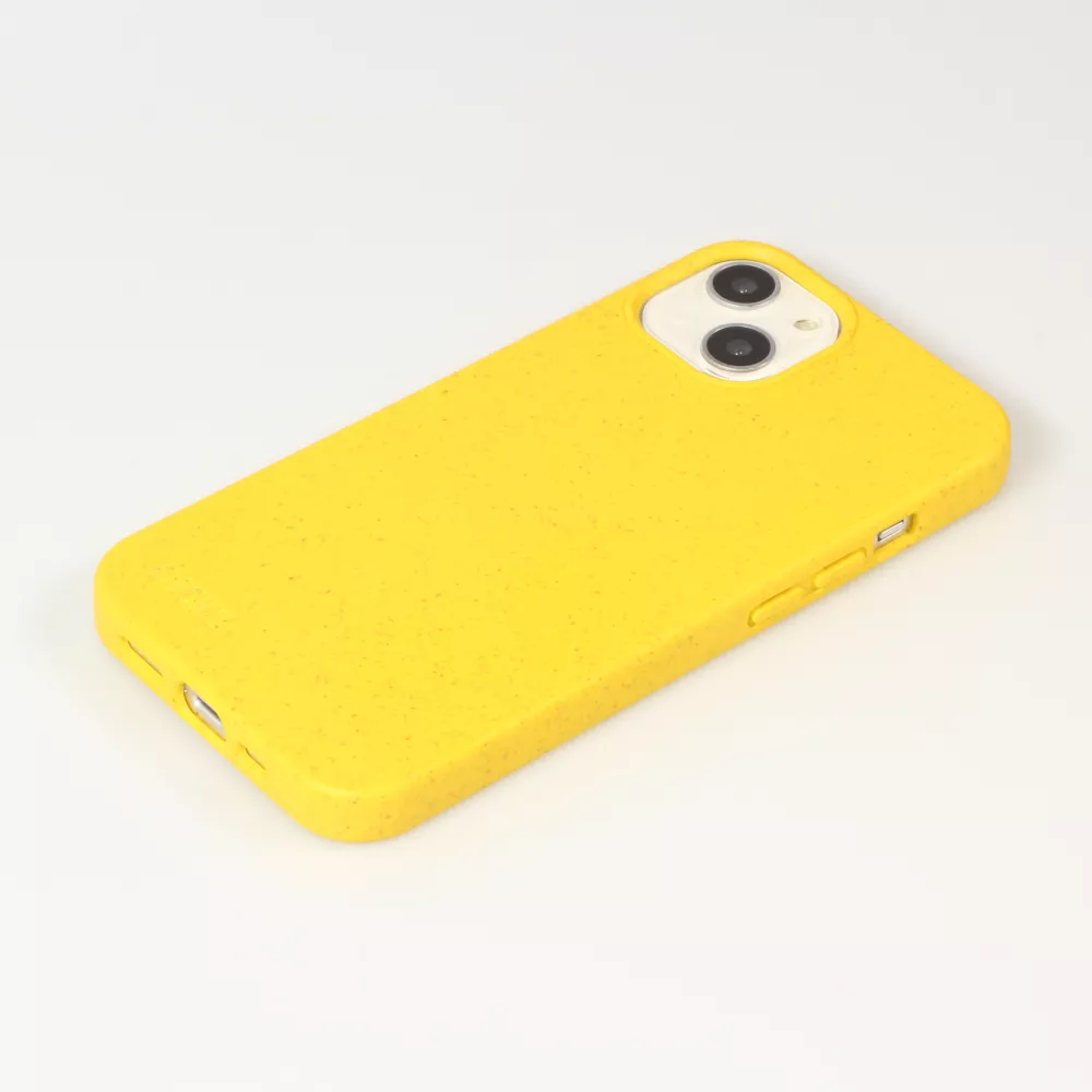 Hülle iPhone 14 Plus - Bioka Biologisch Abbaubar Eco-Friendly Kompostierbar - Gelb